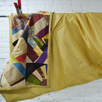 Patchwork Silk Crazy Quilt