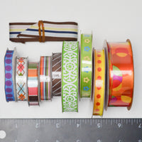 Patterned Ribbon Bundle - 9 Spools