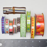 Patterned Ribbon Bundle - 9 Spools