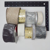 Metallic + Sparkly Ribbon Bundle - 10 Spools