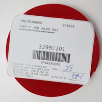 Red 1" Nylon Binding Tape - Multiple Size Rolls Available