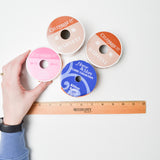 Orange Wired Ribbon - 4 Spools