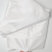 White Stretch Taffeta Fabric - 58" x 108"