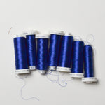 Dark Blue Madeira Classic Viscose Thread - 7 Spools Default Title