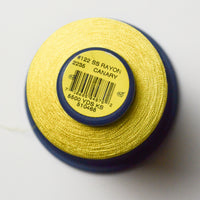 Canary 2235 Robison-Anton Rayon 40 wt. Machine Embroidery Thread - 5500 Yd Spool Default Title