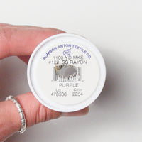 Purple 2254 Robison-Anton Rayon 40 wt. Machine Embroidery Thread - 1100 Yd Spool Default Title