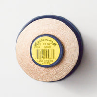 Gold 2203 Robison-Anton Rayon 40 wt. Machine Embroidery Thread - 5500 Yd Spool Default Title