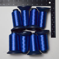 Blue 2220 Robison-Anton Machine Embroidery Thread - 8 Partial Spools