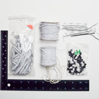 Flat Elastic, Elastic Cord + Nose Wire Bundle