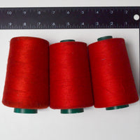 Red Unicore Tex 40 Thread - Three 6000 Yard Spools