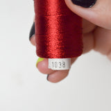 Barn Red 1038 Madeira Rayon 40 wt. Machine Embroidery Thread - 1000m Spool