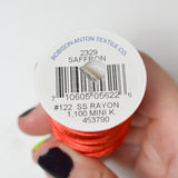 Saffron 2329 Robison-Anton Rayon 40 wt. Machine Embroidery Thread - 1100 Yd Spool