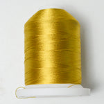 Shimmer Gold 2471 Robison-Anton Rayon 40 wt. Machine Embroidery Thread - 1100 Yd Spool