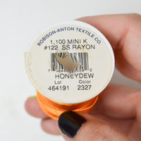 Honeydew 2327 Robison-Anton Rayon 40 wt. Machine Embroidery Thread - 1100 Yd Spool