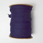 Navy Woven Tube Lace - 1 Spool