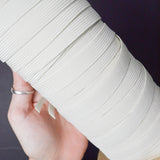 White Elastic - 1 Spool