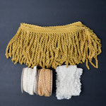 Gold + White Braided + Lace Trim Bundle