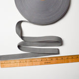 Gray Webbing Strap, 1" Wide - By the Yard Default Title