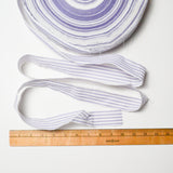 Light Purple + White Striped Seersucker Trim - By the Yard Default Title