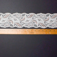 Cream + Pink Lace, 3.5" Wide - By the Yard Default Title