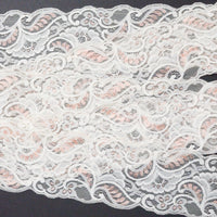 Cream + Pink Lace, 3.5" Wide - By the Yard Default Title