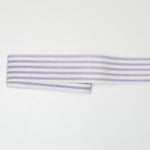 Purple + White Seersucker Woven Strap - 3 Yard Piece