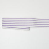 Purple + White Seersucker Woven Strap - 3 Yard Piece