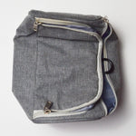 Gray Pantheon Travel Toiletry Organizer Case