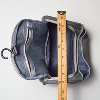 Gray Pantheon Travel Toiletry Organizer Case