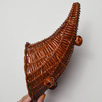 Cornucopia Wicker Basket - 9" Long