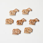 Wade Whimsies Rhino Figurines - Set of 7 Default Title