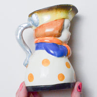 Vintage Figural Lusterware Pitcher Default Title