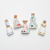 Franklin Miniature Mouse Porcelain Figurines - Bundle of 5