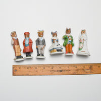 Franklin Miniature Mouse Porcelain Figurines - Bundle of 6