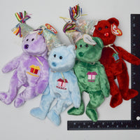 Beanie Baby Birthday Bears - Set of 4