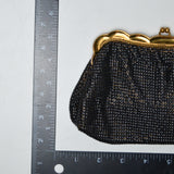 Black Vintage Whiting & Davis Co. Mesh Clutch