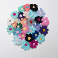 Scrap Felt Flower Pin