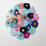 Scrap Felt Flower Pin