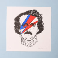 Edgar Allen Bowie Lithograph Print