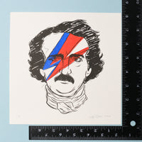 Edgar Allen Bowie Lithograph Print