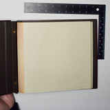 Brown Faux Wood Hardcover Scrapbook