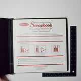 Black Deluxe Bonded Leather Scrapbook