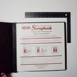 Black Deluxe Bonded Leather Scrapbook