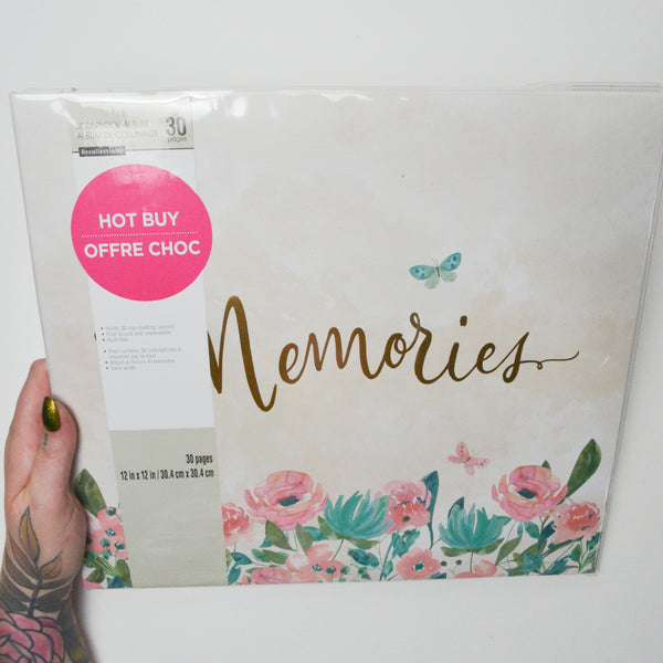 Floral Memories Scrapbook - 12" x 12"