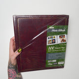 Maroon Scrapbook Binder