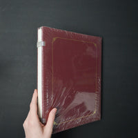 Burgundy Sealed Scrapbook