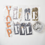 Metal, Wood + Chipboard Letter Bundle Default Title