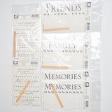 Memories + Friends Rub-On Bundle