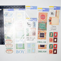 Scrapbook Slogan Sticker Bundle