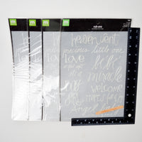 Baby Theme White Rub-On Bundle